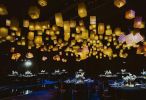 [Yellow] Square Chinese/Japanese Style Hanging lantern Decorative Paper Lantern